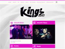 Tablet Screenshot of kingzclub.de